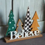 American Christmas Tree Shape Ornaments Living Room Bedroom Dining Table Landscaping Crafts Christmas Decoration Accessories 2
