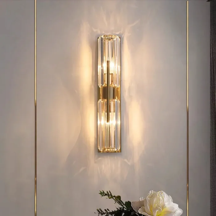 Crystal Wall Lamp Bedroom Bedside Lamp Creative Living Room Background Wall Decoration Wall Lamp Hotel Aisle Corridor Lamp 1