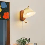 Wall Lamp All-copper Bedroom Bedside Lamp Retro Living Room Aisle Corridor French Creative Simple Background Wall Lamp 2