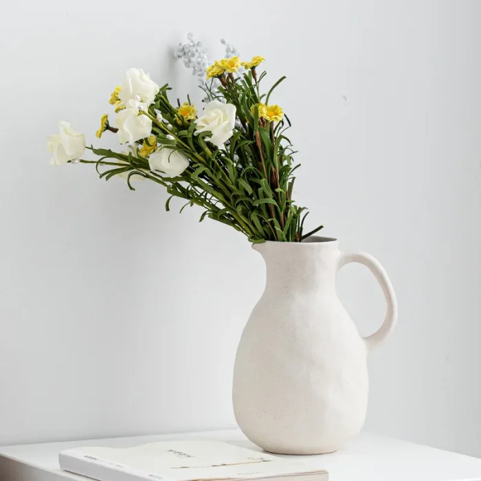 Ceramic Vase Home Decor Nordic Wedding Decoration Desktop Art Flower Vase for Decor Home Decoration Accessories Dropshipping 4