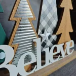 American Christmas Tree Shape Ornaments Living Room Bedroom Dining Table Landscaping Crafts Christmas Decoration Accessories 4