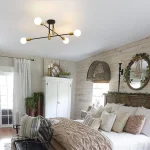 Sputnik Chandelier Industrial Modern Ceiling Light Fixtures Semi Flush Mount Pendant Lamp for Kitchen Dining Bedroom Living Room 3