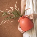 Nordic Ins Binaural Big Belly Vase Ornaments Living Room Bedroom Dining Table Ceramic Storage Jar Crafts Wedding Decoration 1