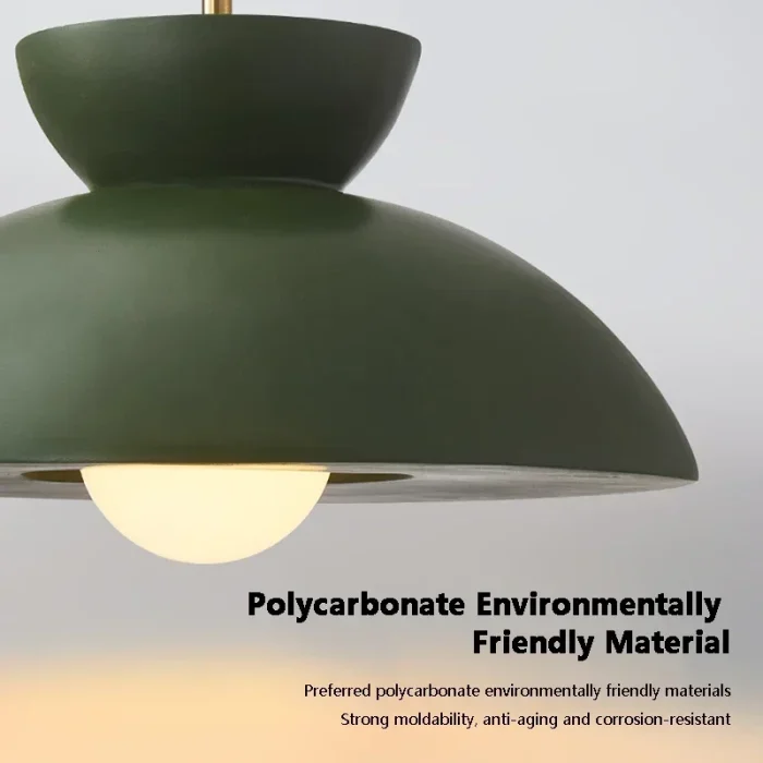 Nordic Resin Pendant Light Red Lighting For Living Room Bedroom Study Dining Room Bar Cafe Lamp Interior LED Decorative Lighting 6