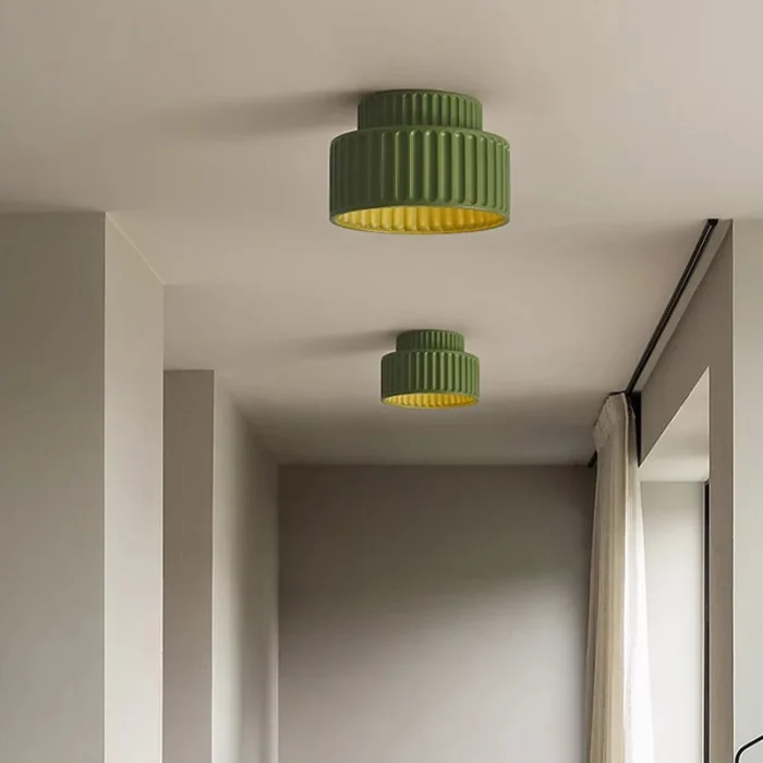 Nordic LED Ceiling Lights Simplicity creamy wind E27 Ceiling Mounted Lamp Bedroom Home Decor Ceiling Lamp Fixtures 2
