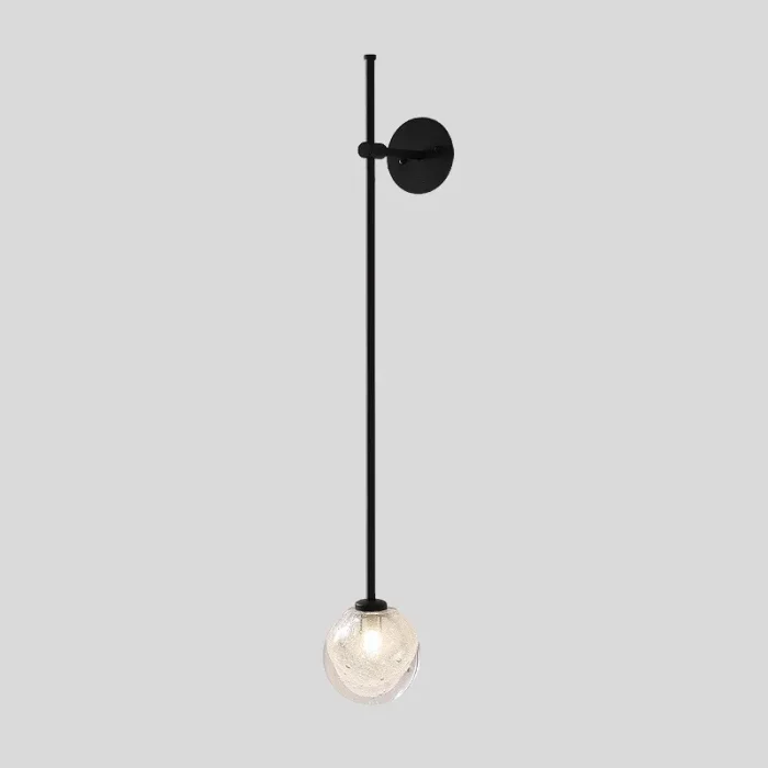 Minimalist Line Wall Lamp Bedroom Study Bedside Lamp Living Room Background Wall LED Bubble Glass Decorative Lamps 2