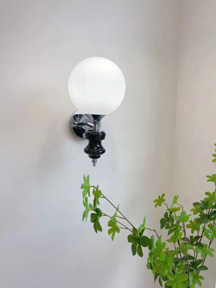 French Simple American Wall Lamp Retro Bauhaus Medieval Corridor Bedroom Bedside Decorative Wall Lamp 3