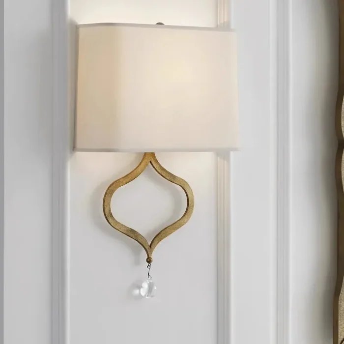 Retro Simple Wall Lamp American Style Entrance Hall Decorative Lamp Bedroom Living Room Bedside Lamp 4