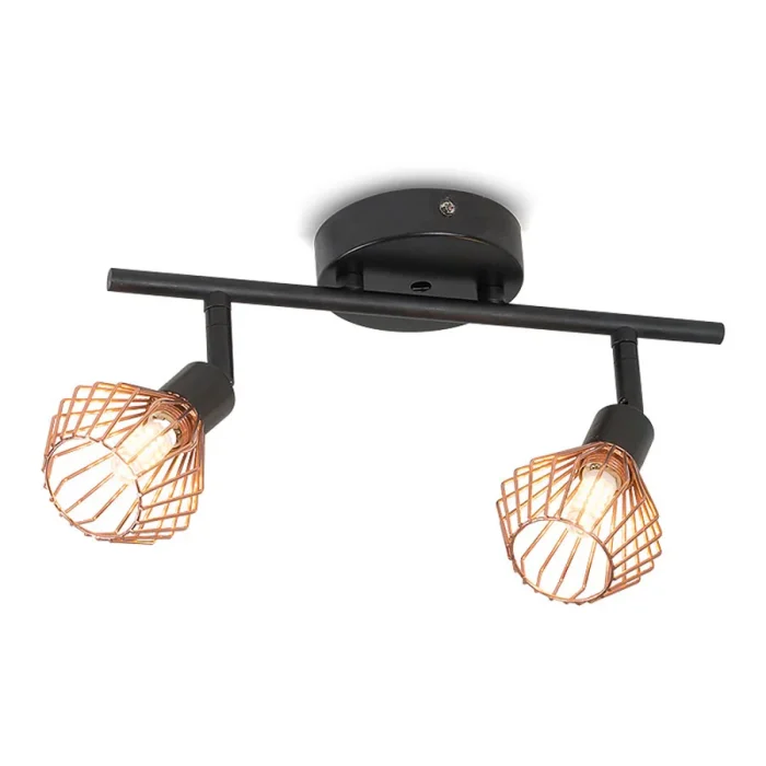 Modern Industal Chandelier 2/3 Heads Ceiling Lamp Retro Ceiling Light Bedroom Kitchen Living Room Decor Indoor Lighting Fixtures 5