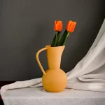 Nordic Ins Ceramic Vase Home Decoration Ornaments Crafts Vegetarian Ceramic Flower Pot Art Vases Home Decoration Ornament Gifts 4