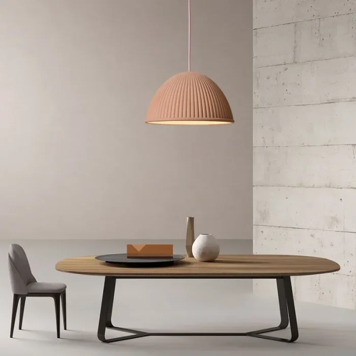 LED Nordic Pendant Lights Macaron Resin Lamps Bedroom Living Dining Room Bar Cafe Simple Indoor Home Decoration Hanging Fixtures 4
