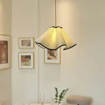 Cream Creative Bar Chandelier Dining Room Living Room Decorative Chandelier Nordic Bedroom Bedside Atmosphere Light 1