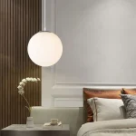 Modern Glass Ball Pendant Lights Kitchen Accessories LED Hanging Lamp Living Room Bedroom Kitchen Lustre Suspension Luminaire 3