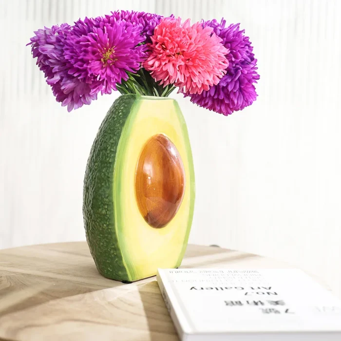 Creative Fruit Ceramic Vase Ornaments Living Room Homestay Hotel Flower Arrangement Art Vase Crafts Wedding Vase Decoration 5