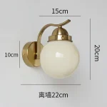 Small Stained Glass Wall Lamp Aisle Mirror Front Bedroom Bedside Lamp Staircase Lamp Hallway Hallway Hallway Atmosphere Lamp 4