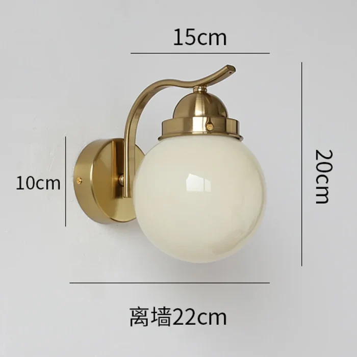 Small Stained Glass Wall Lamp Aisle Mirror Front Bedroom Bedside Lamp Staircase Lamp Hallway Hallway Hallway Atmosphere Lamp 4