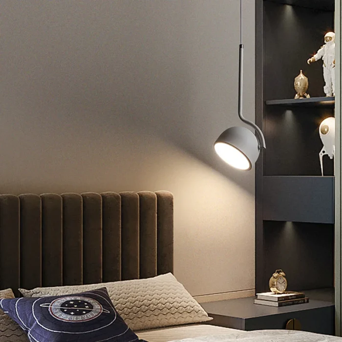 Modern Simple Rotating Chandelier Bedroom Bedside Personalized Creative Chandelier Nordic Style Room Chandelier 3