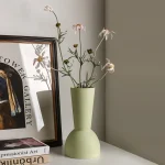 Creative Art Vase Nordic Style Modern Ceramic Arrangement Dried Flower Home Living Room Office Tabletop Decor Ornaments Vases 4
