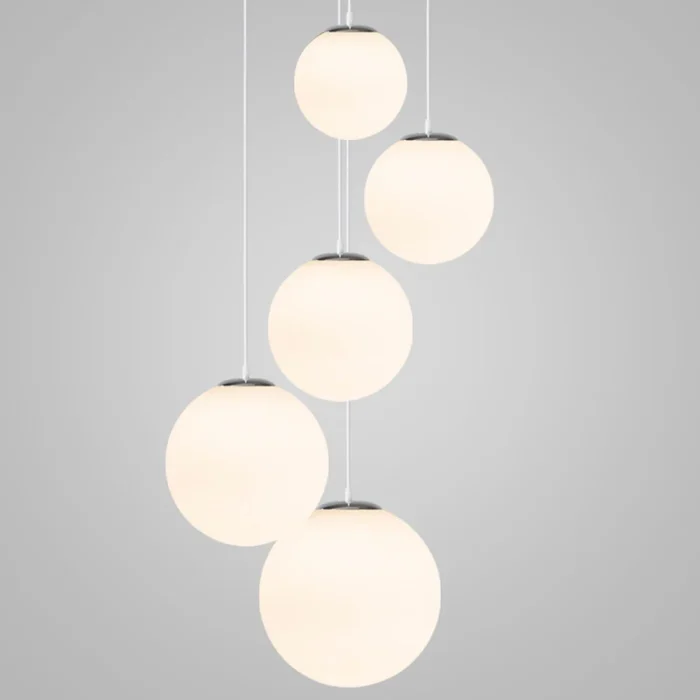 Modern Glass Ball Pendant Lights Kitchen Accessories LED Hanging Lamp Living Room Bedroom Kitchen Lustre Suspension Luminaire 2