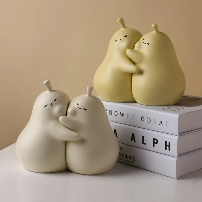 Bright Color Lovely Baobao Pear Ceramic Bookshelves Home Accessories Simple Living Room Bedroom Wine Cabinet Etc Decoration 3