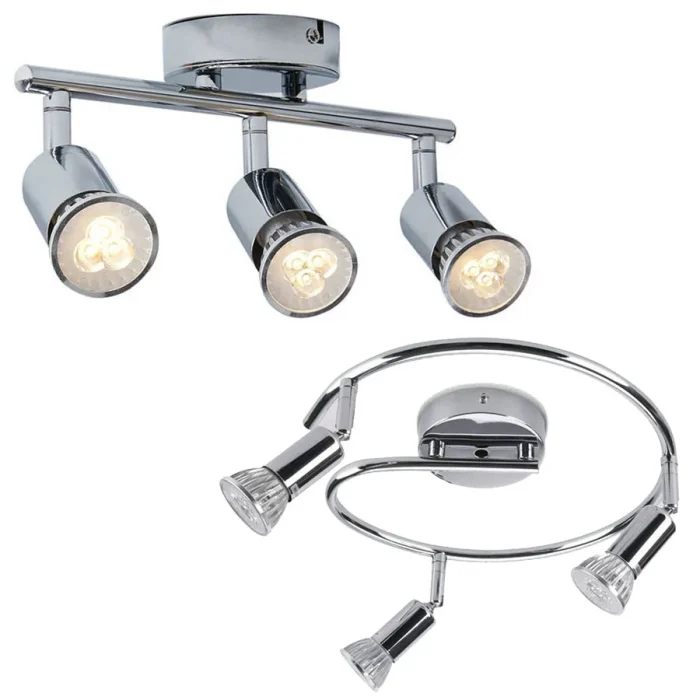 GU10 Industrial Ceiling Lighting Adjust Modern 3-Light Hanging Light Fixtures Metal Ceiling Lamp Spotlight Loft Bar Luminaire 2