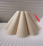 Chandelier shade fabric petals 5