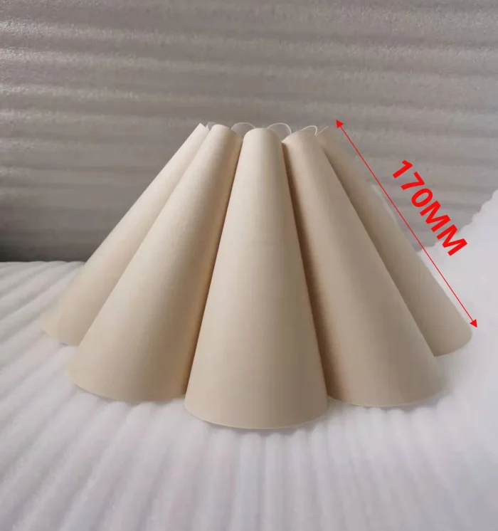 Chandelier shade fabric petals 5