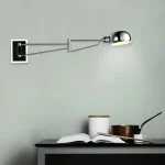 LED Modern  Wall Lamp With Switch Foldable Retractable Eyes Protector For Bedroom Study Living Room Bathroom Balcony Luminaries 5