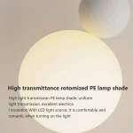 Nordic Led Pendant Lamp Cream Style Restaurant Bar Dining Room Home Decor Pendant Lights Bedroom Bedside Hanging Lamp Fixture 6