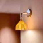 LED Wall Lamp Bedroom Bedside Lamp Modern Simple Nordic Cream Style Living Room Background Wall Lamp 5