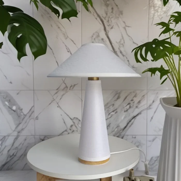Bedside Table Lamp Nordic Fabric Living Room Mushroom Decorative Lamp Bedroom Hotel Floor Lamp Reading Table Lamp 3