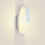 Minimalist Arc LED Wall Lamp Modern Aluminum Acrylic White Wall Light for Corridor Porch Aisle Bedside Living Room Sconce Lustre 4