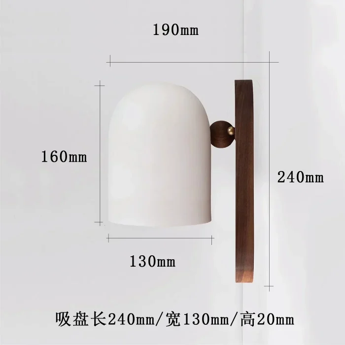 Nordic Wood Indoor Wall Lamp Retro Entrance Bedside Atmosphere Japanese Simple Balcony Wall Decor Led Pendant Lamp 2