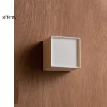 Square cloth wall lamp staircase decorative ambiance bedroom aisle light tea room homestays living room background wall 4