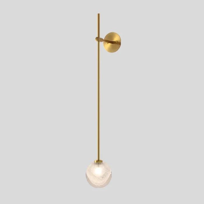 Minimalist Line Wall Lamp Bedroom Study Bedside Lamp Living Room Background Wall LED Bubble Glass Decorative Lamps 3