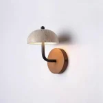 Yellow Travertine Bedside Wall Lamp Staircase Aisle Background Decorative Lamp Living Room Dining Room Retro Wall Lamp 4