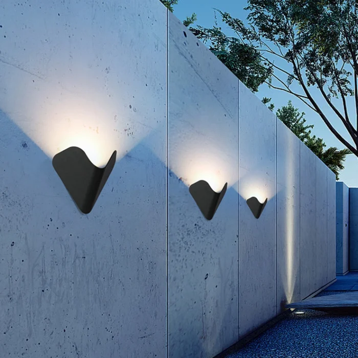 Modern LED Wall Lamps Creative Aluminum Home Decoration Living Room Bedside LED Wall Lights Indoor Outdoor Waterproof Light 3