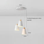 PHYVAL Nordic Pendant Lamp simple Creative Modern Pendant Light White lampshade E27 Bedroom Restaurant Living Room Lighting 4