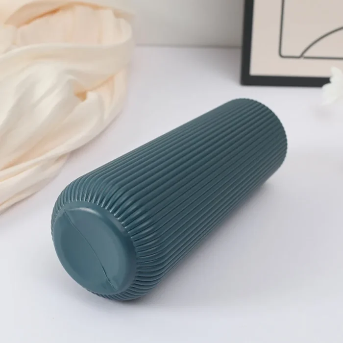 Solid Color Imitation Ceramic Vase Nordic Style Modern Simple Plastic Vases Creative Wedding Table Indoor Decoration Flower Pot 5