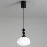 Retro Bedroom Bedside Chandelier Liftable Restaurant Bar Silk Lampshade Atmosphere Light Interior Decoration Light 1