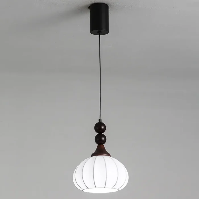 Retro Bedroom Bedside Chandelier Liftable Restaurant Bar Silk Lampshade Atmosphere Light Interior Decoration Light 1