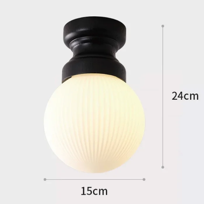 Retro Entrance Light Balcony Decorative Light Corridor Aisle Cloakroom Ceiling Light 6