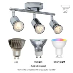 GU10 Industrial Ceiling Lighting Adjust Modern 3-Light Hanging Light Fixtures Metal Ceiling Lamp Spotlight Loft Bar Luminaire 3