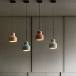 E27 Creative Nordic Living Room Small Chandelier Industrial Cement Personality Restaurant Bar Study 3