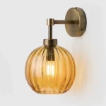 Simple Nordic Wall Lamp Living Room Bedroom Bedside Lamp Corridor Study Stained Glass Wall Lamp 1