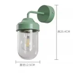 Outdoor LED Wall Light IP65 Waterproof and Moisture-proof Garden Light Balcony Corridor Corridor Rust-proof Household Wall Lamp 5