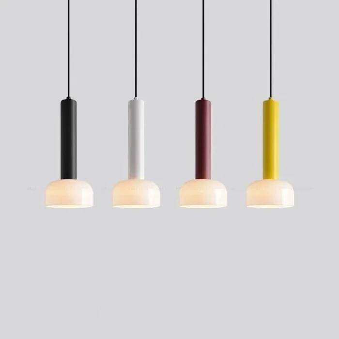 Nordic Simple Bedroom Bedside Lamp Living Room Sofa TV Background Wall Restaurant Bar Glass Chandelier 3