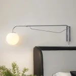 Long Arm Swing Arm Wall Lamp Bedside Lamp Dining Room Rotating Scalable Wall Lamp Bedroom Wall Lamp Decoration Lamp 4