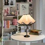 Petal Umbrella Lamp Table Lamp S Bar Iron Bedside Lights Bedroom Ambiance Night Light Simple Lights 2