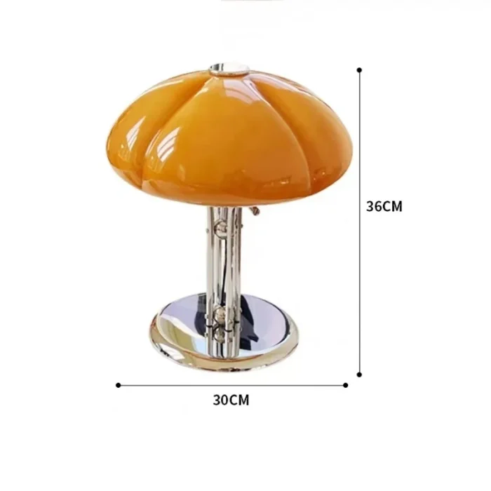 Nordic Modern Table Lamp Retro Bedroom Living Room Pumpkin Lamp Study Bedside Table Lamp Atmosphere Lamps 6